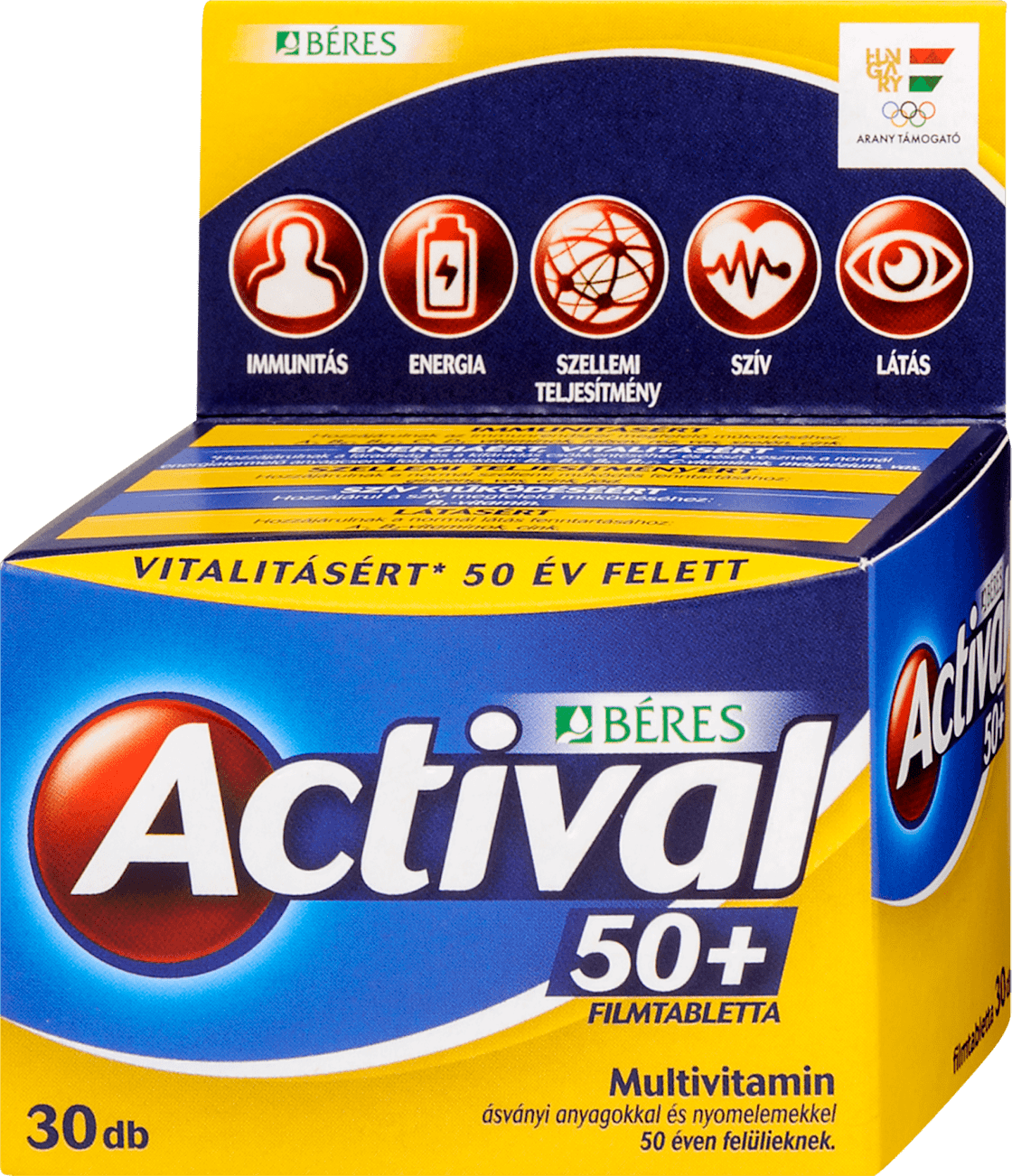Actival 50+ (90 tab.) - Béres