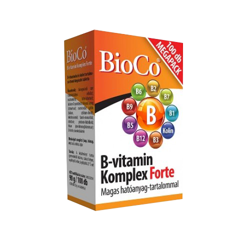 B Vitamin Komplex Forte (100 tab.) BioCo
